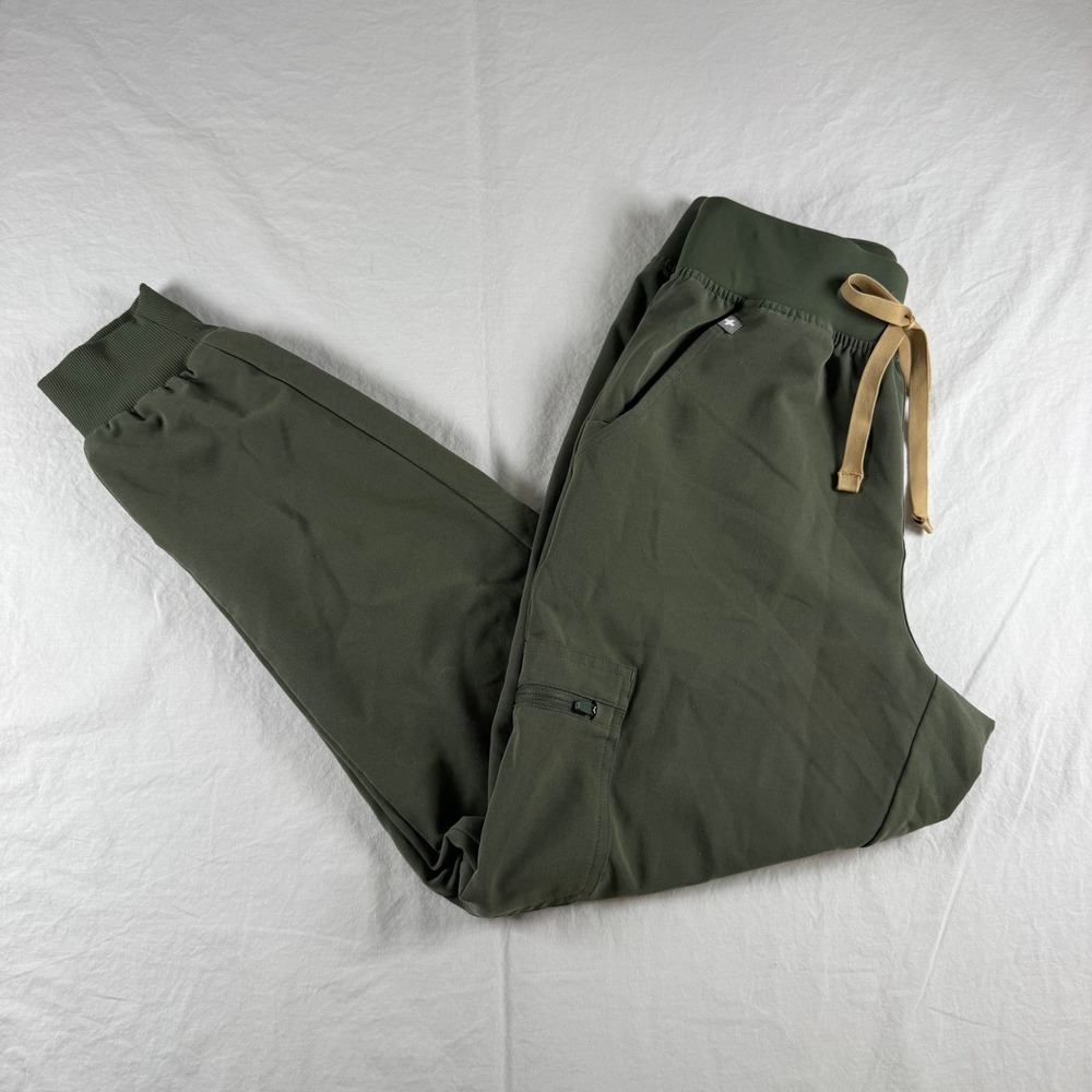 FIGS Women's Size XS Moss Green HW Zamora Jogger Scrub Pants